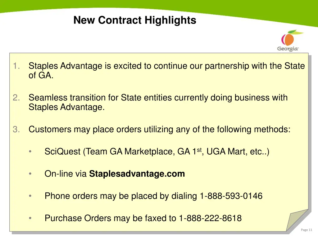 new contract highlights