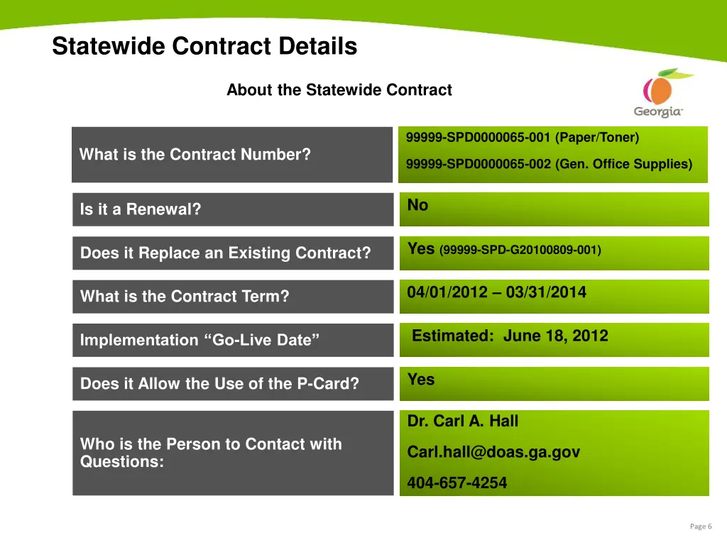 statewide contract details