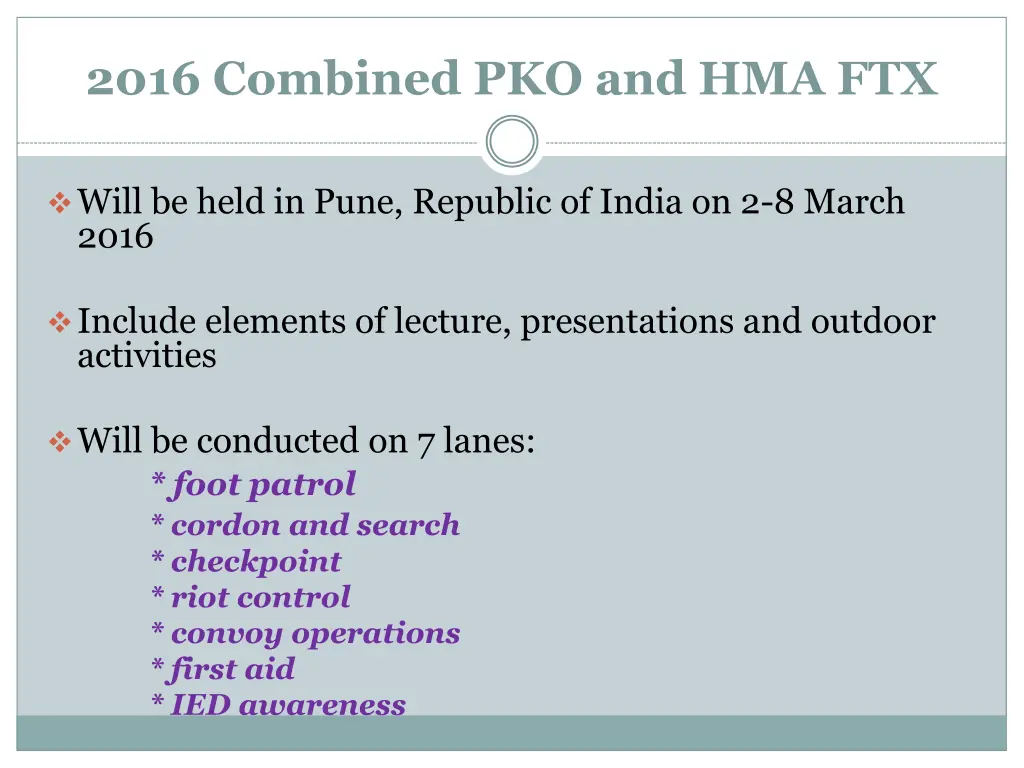2016 combined pko and hma ftx