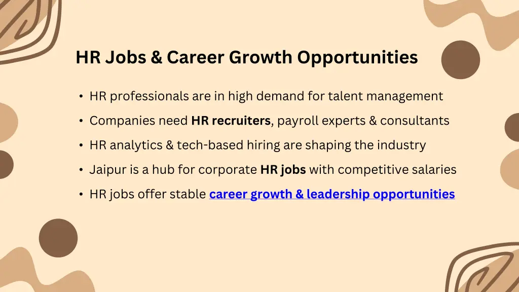 hr jobs career growth opportunities