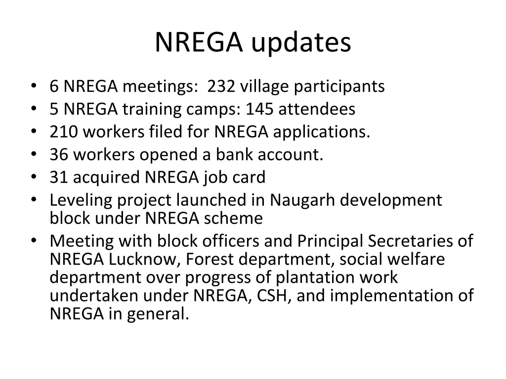 nrega updates