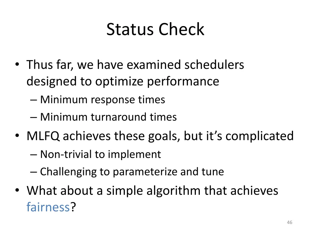status check 1