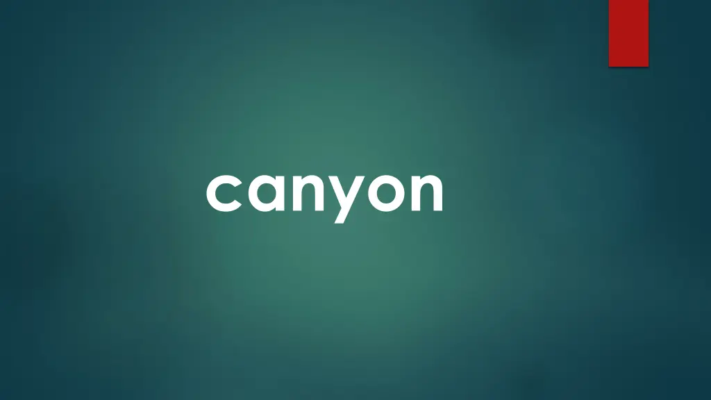 canyon