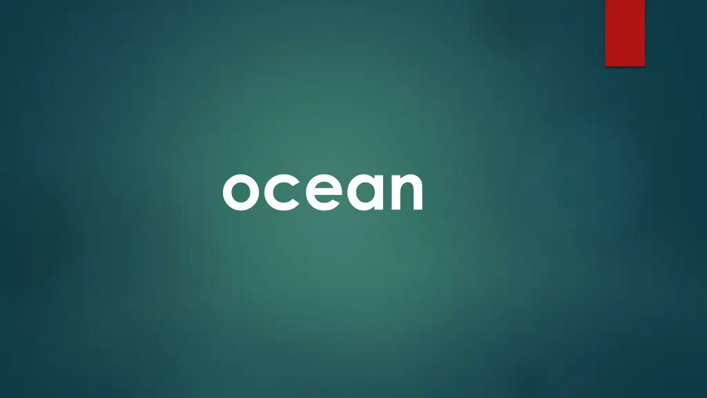 ocean