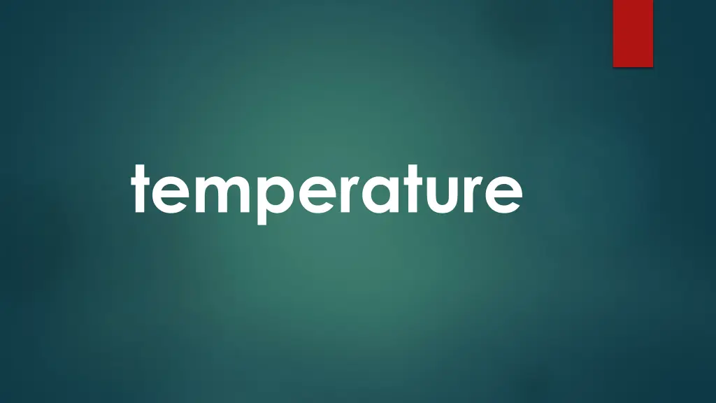 temperature