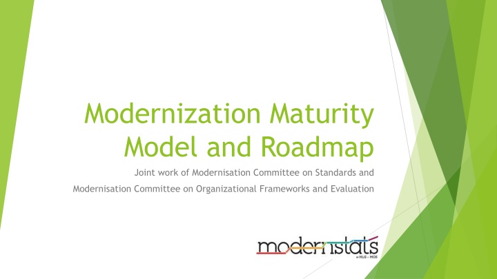modernization maturity model and roadmap joint