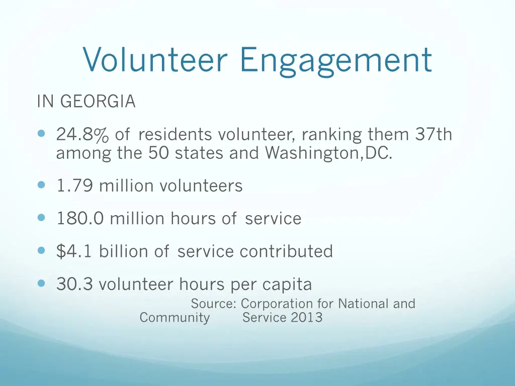 volunteer engagement