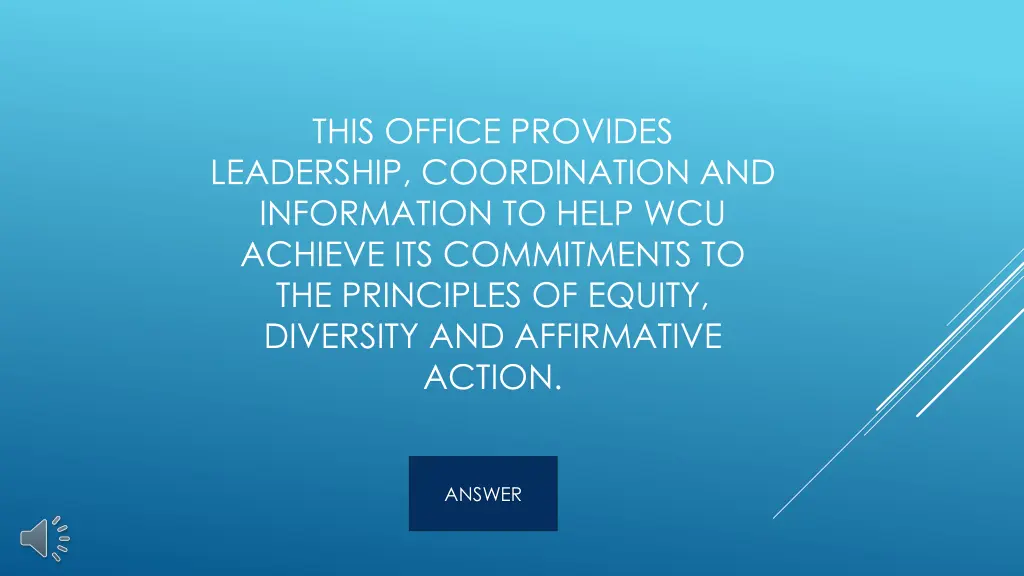 this office provides leadership coordination