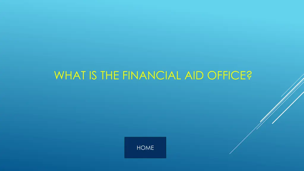 what is the financial aid office