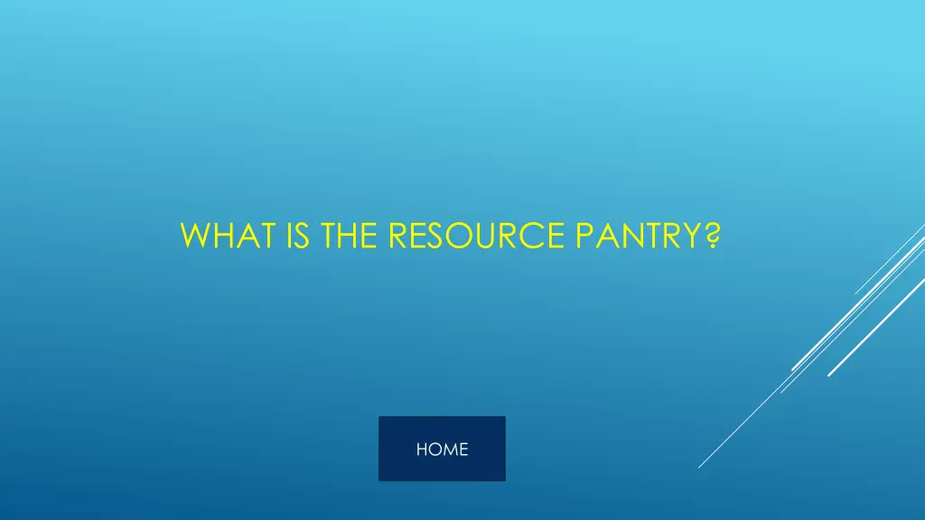 what is the resource pantry