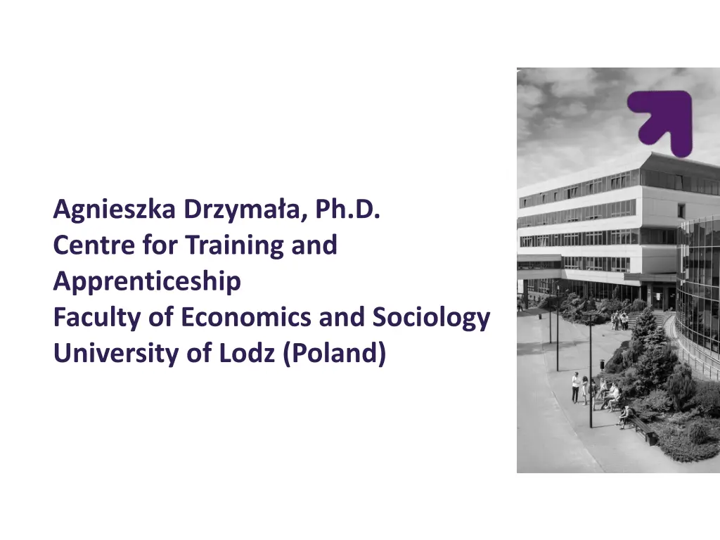 agnieszka drzyma a ph d centre for training