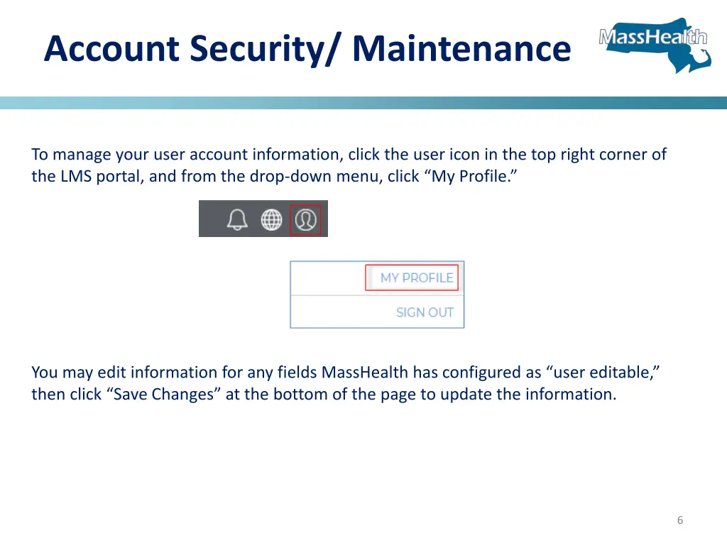 account security maintenance