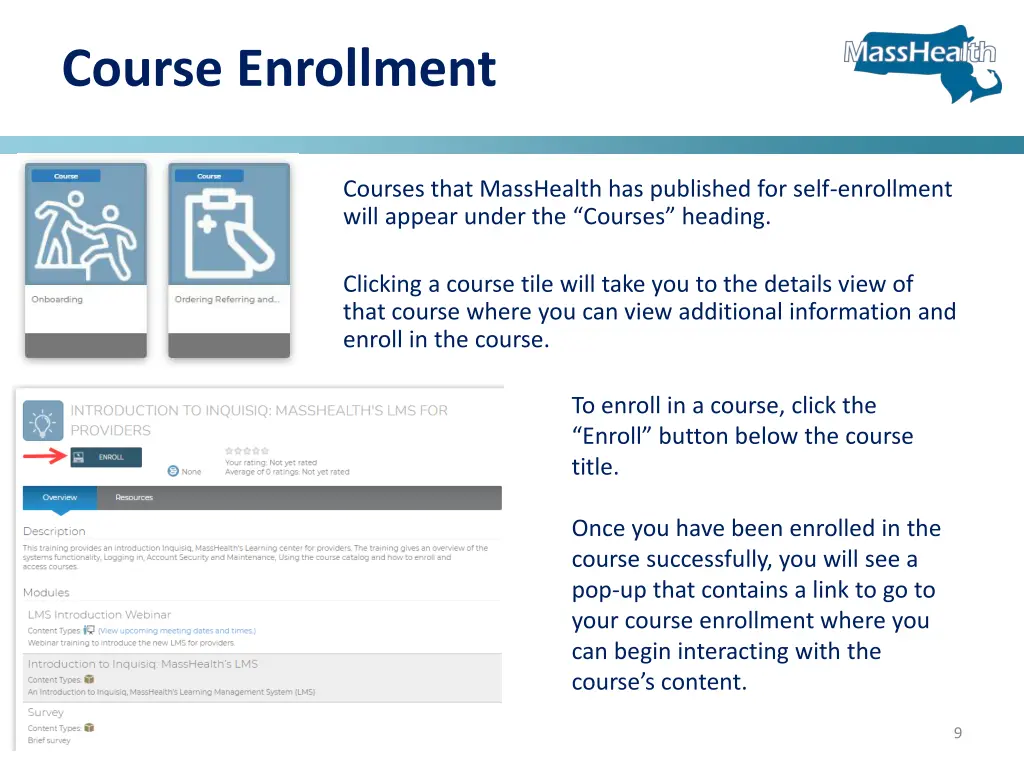 course enrollment