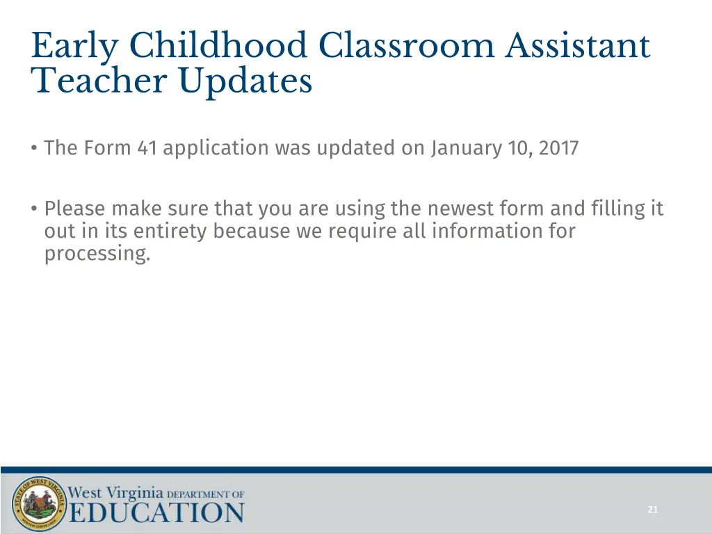 early childhood classroom assistant teacher