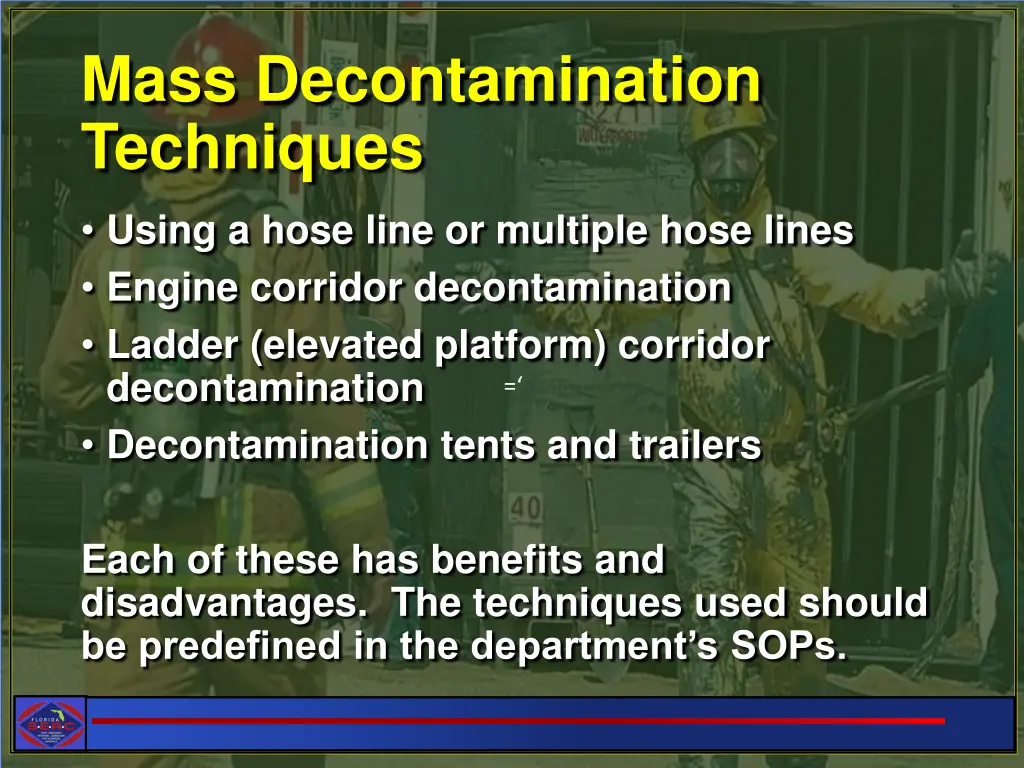 mass decontamination techniques