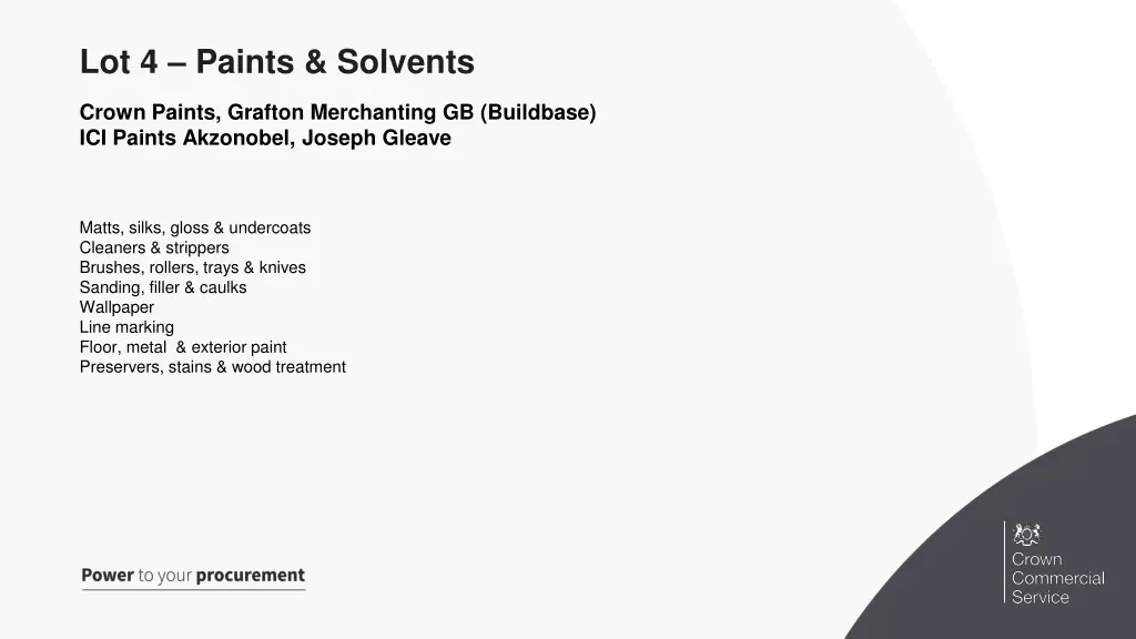 lot 4 paints solvents