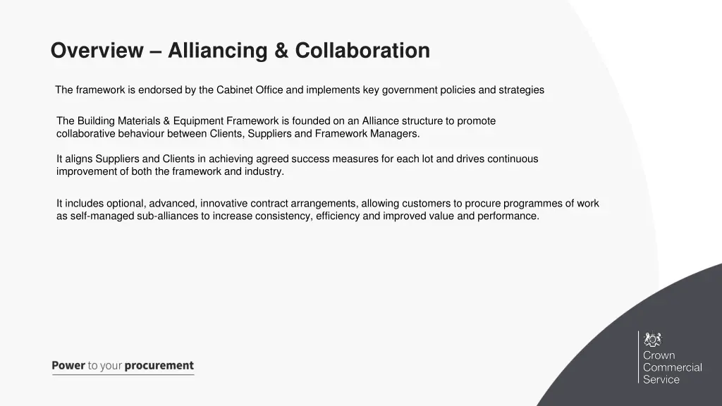 overview alliancing collaboration