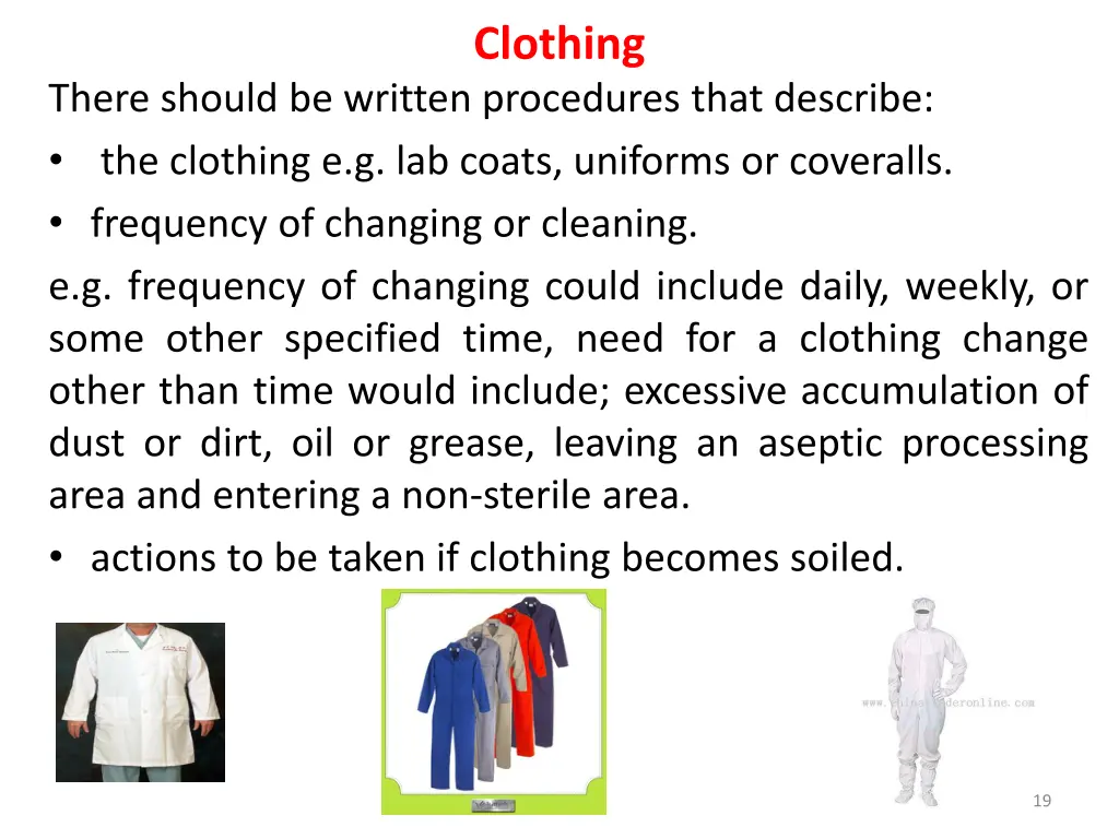 clothing