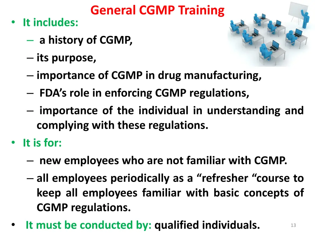general cgmp training