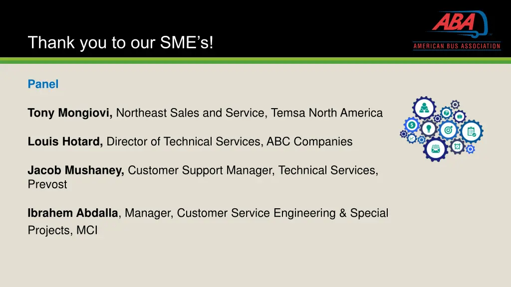 thank you to our sme s