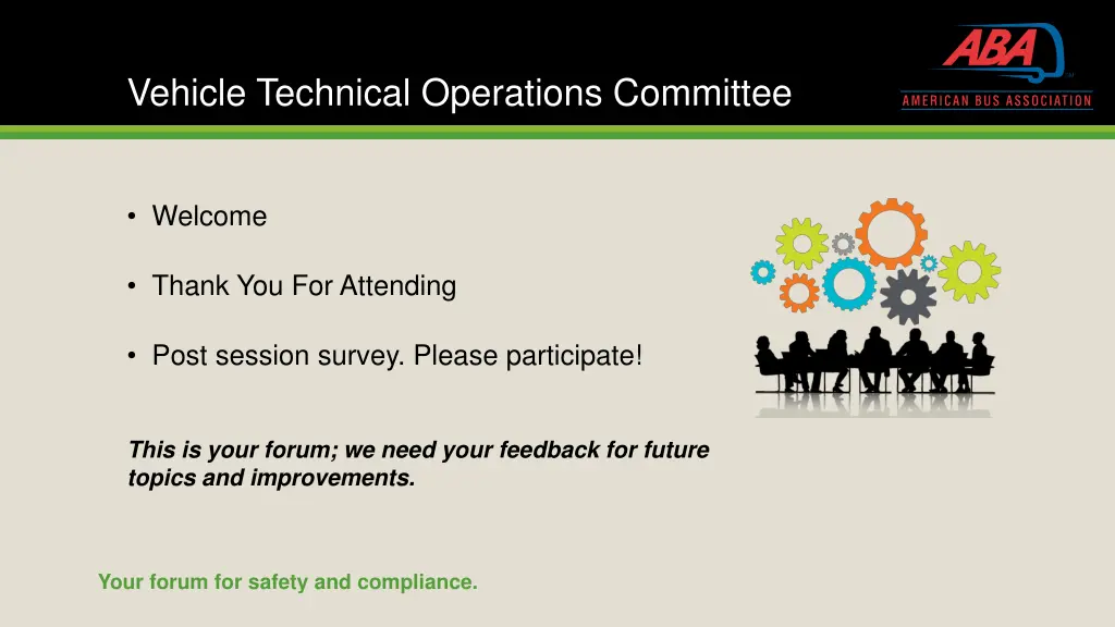 vehicle technical operations committee 1