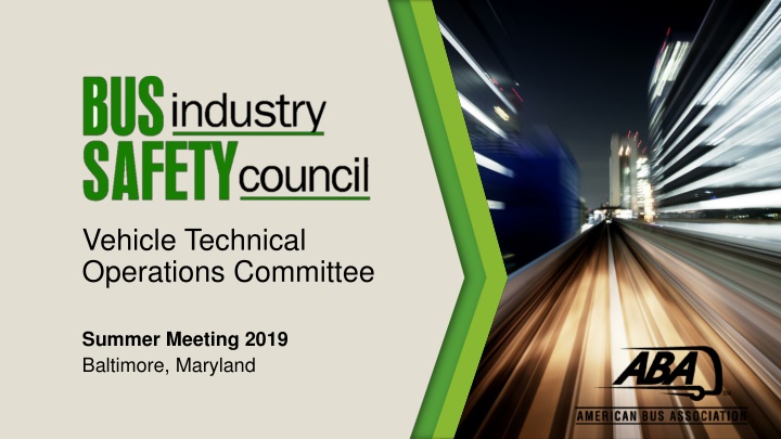 vehicle technical operations committee