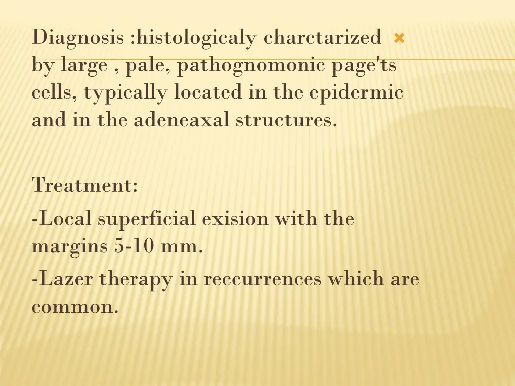 diagnosis histologicaly charctarized by large