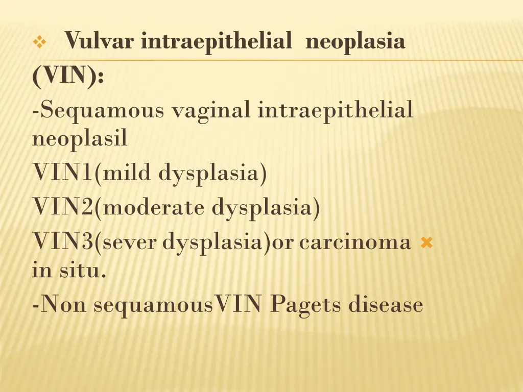 vulvar intraepithelial neoplasia vin sequamous