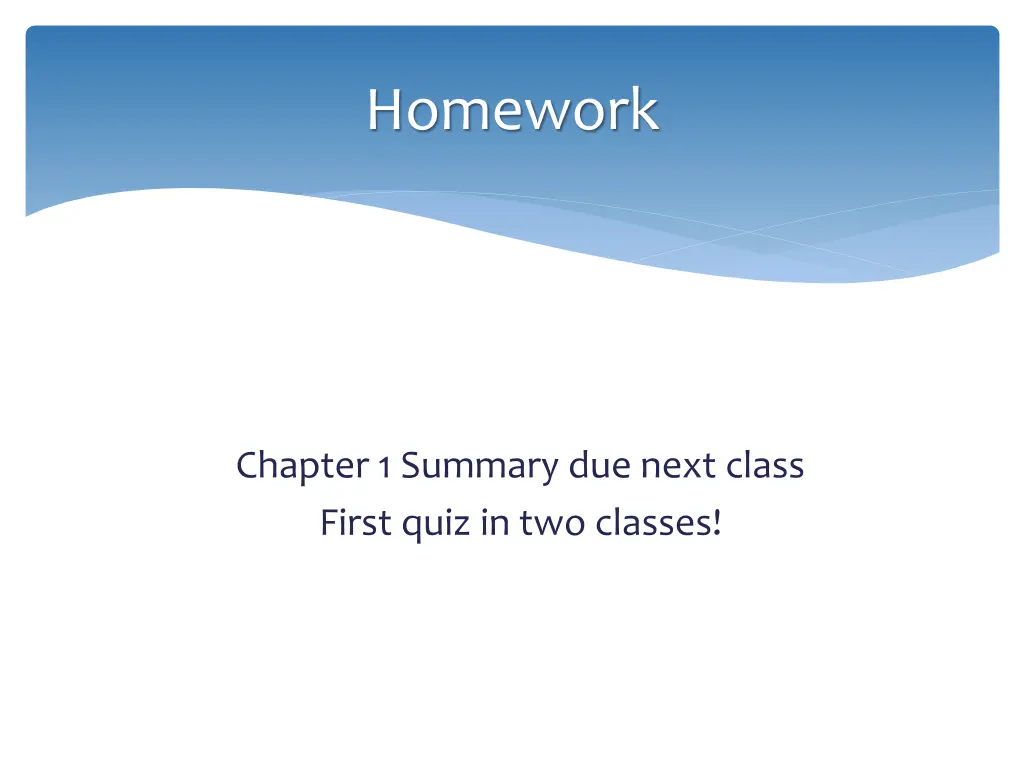 homework