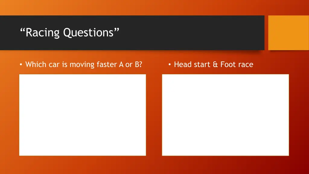 racing questions