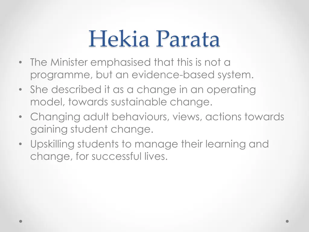 hekia parata