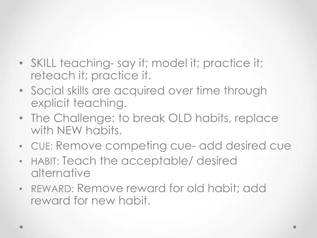skill teaching say it model it practice