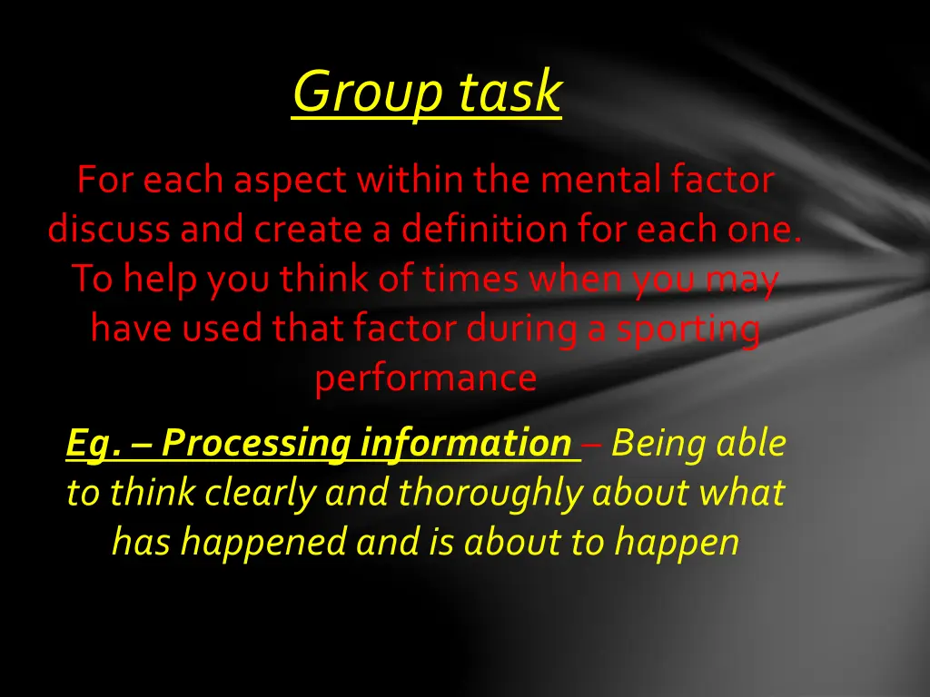 group task