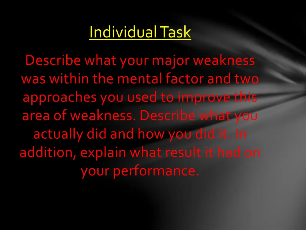 individual task 1