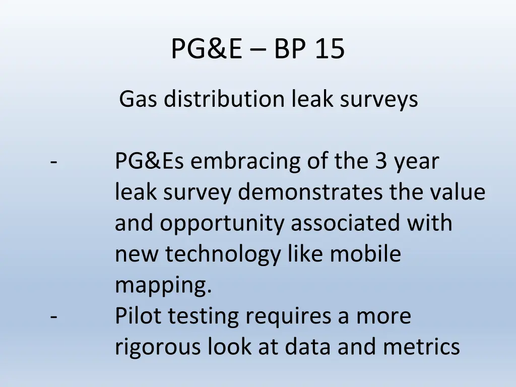 pg e bp 15