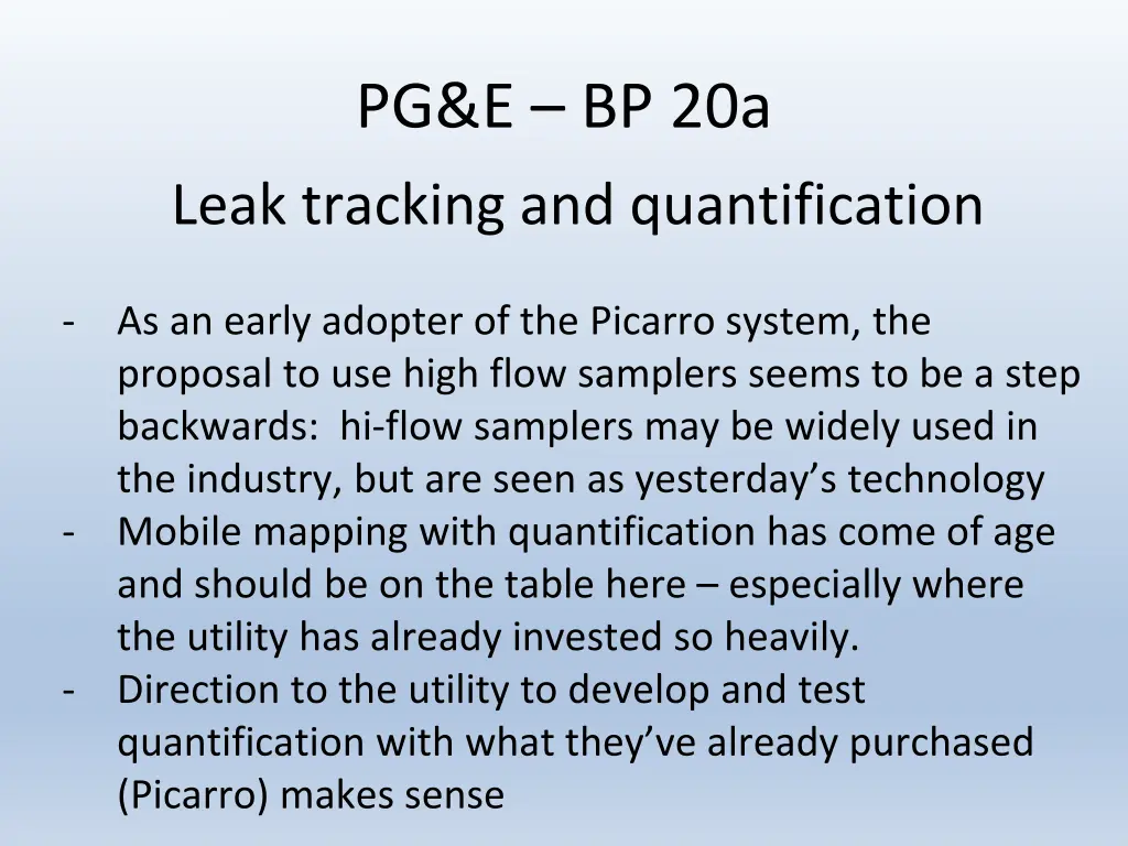 pg e bp 20a