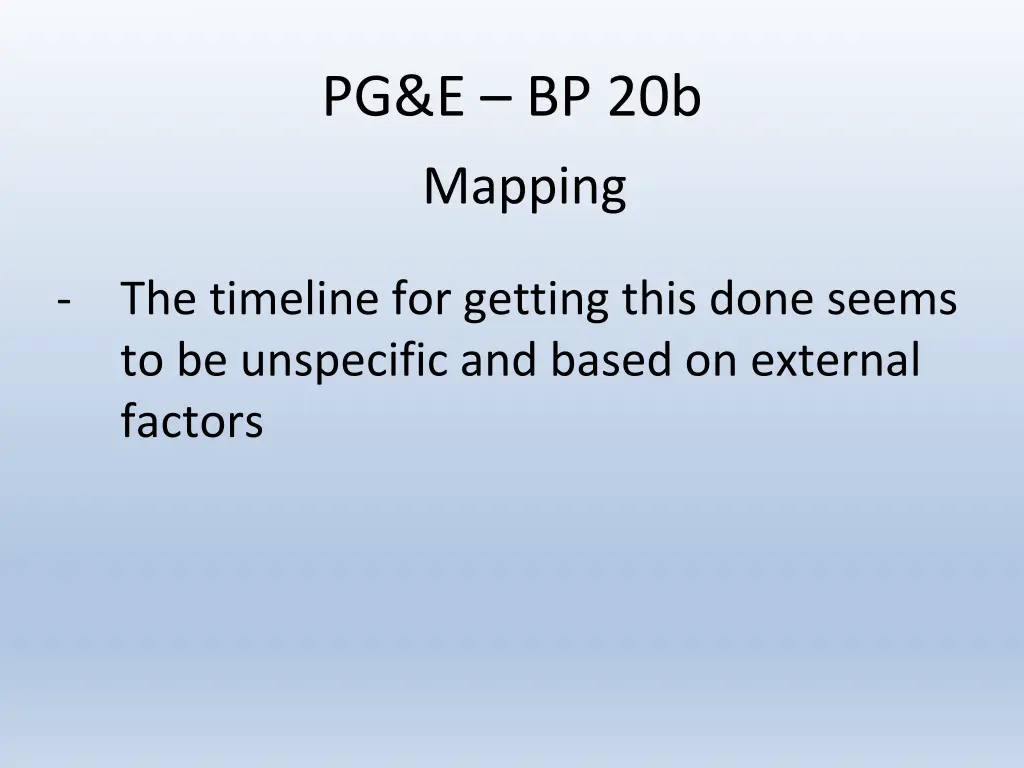 pg e bp 20b