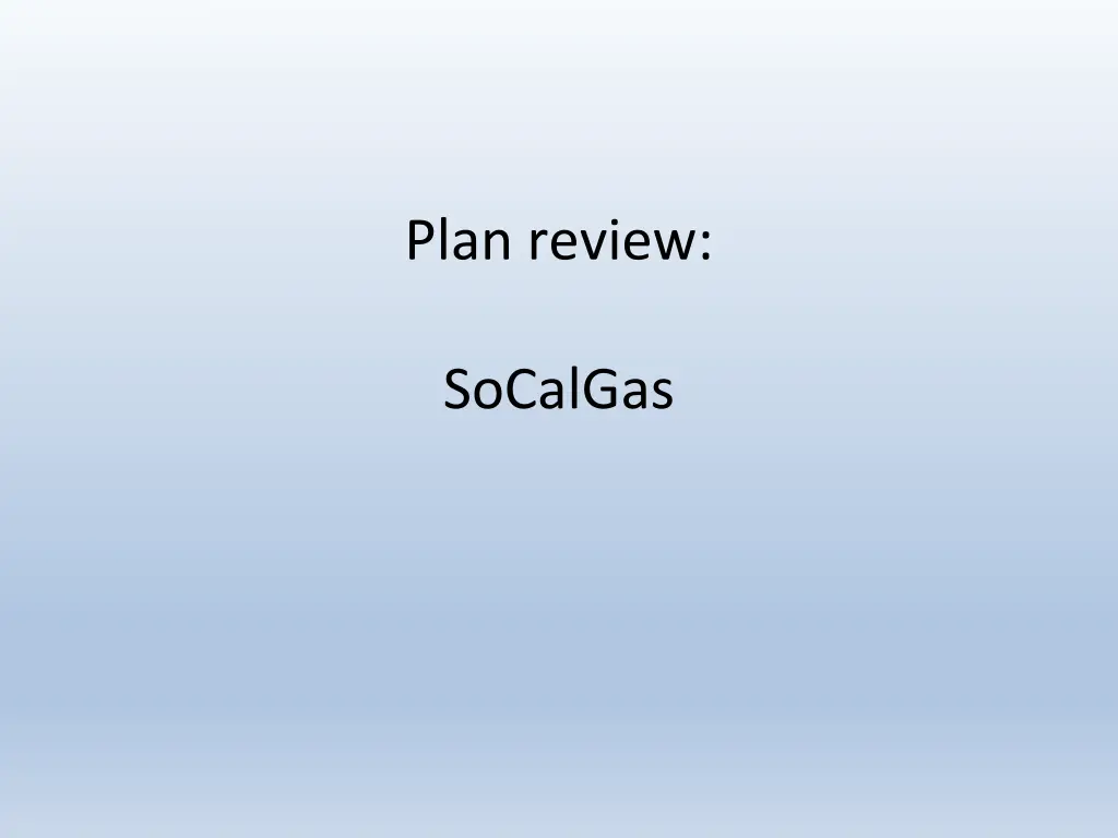 plan review