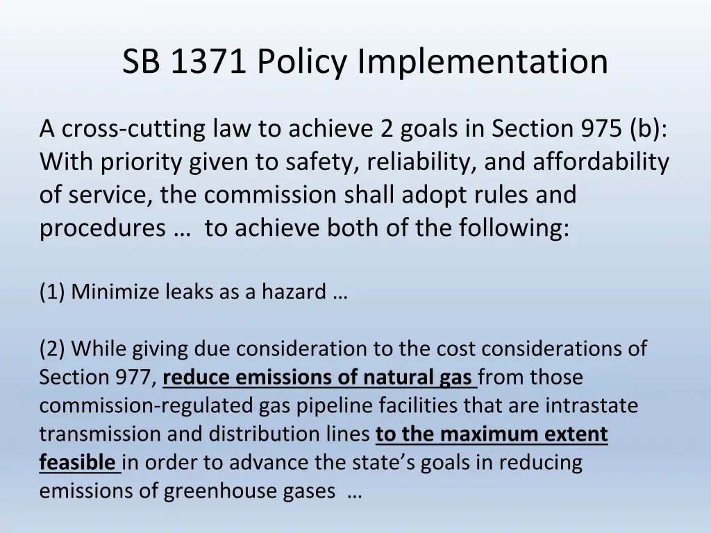sb 1371 policy implementation