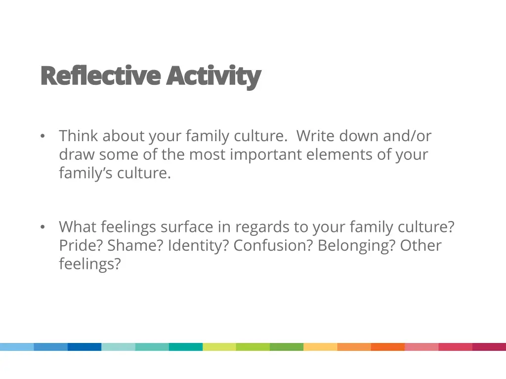 reflective activity reflective activity