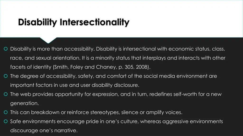 disability intersectionality