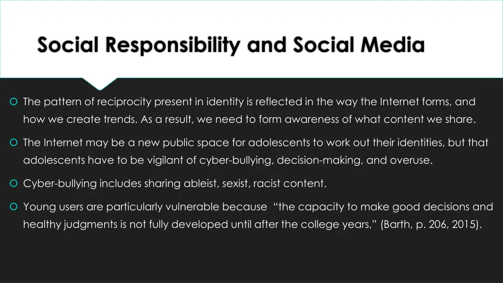 social responsibility and social media