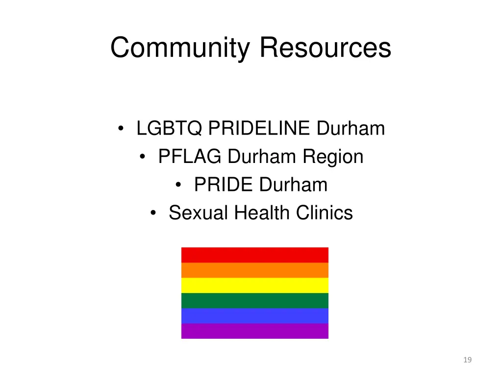 community resources