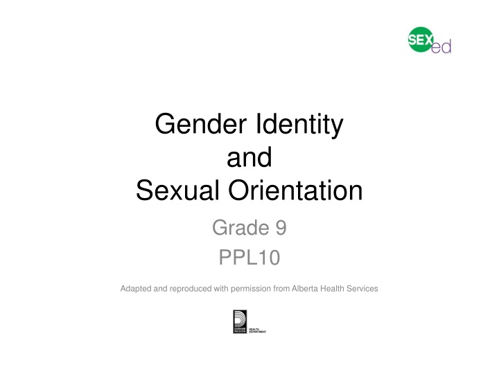 gender identity and sexual orientation grade