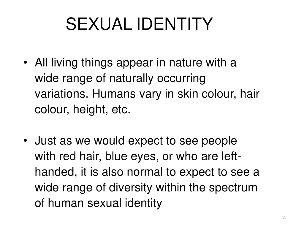sexual identity