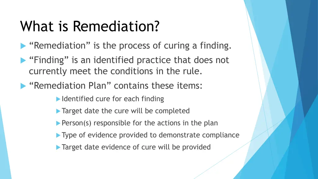 what is remediation