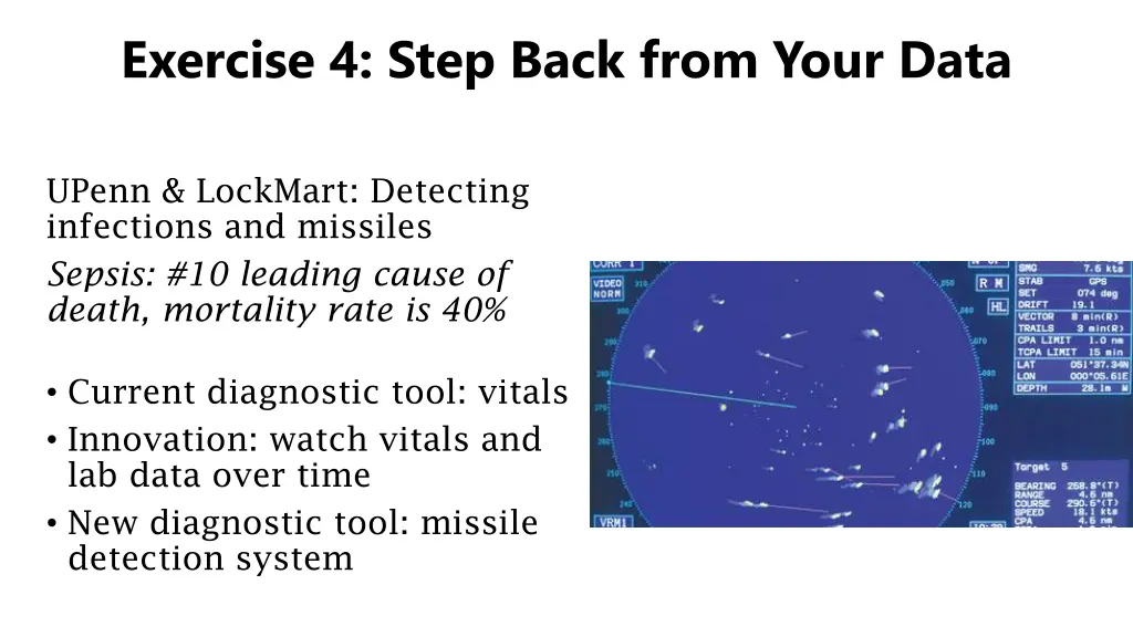 exercise 4 step back from your data