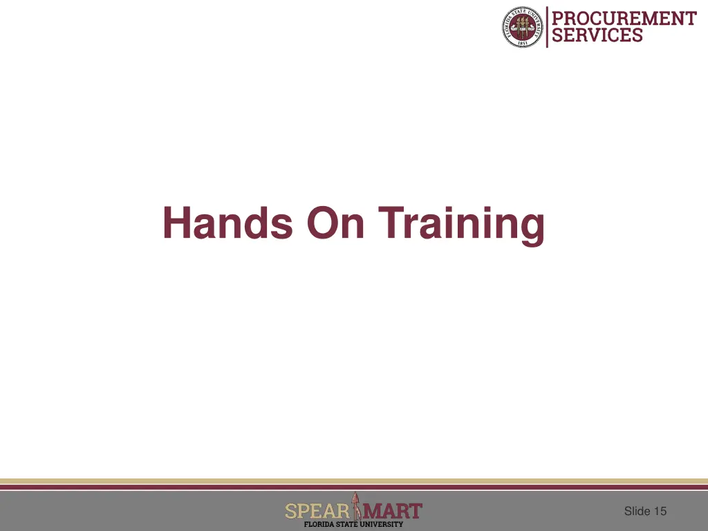 hands on training
