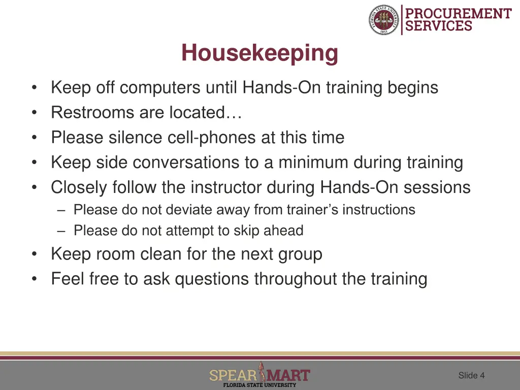 housekeeping