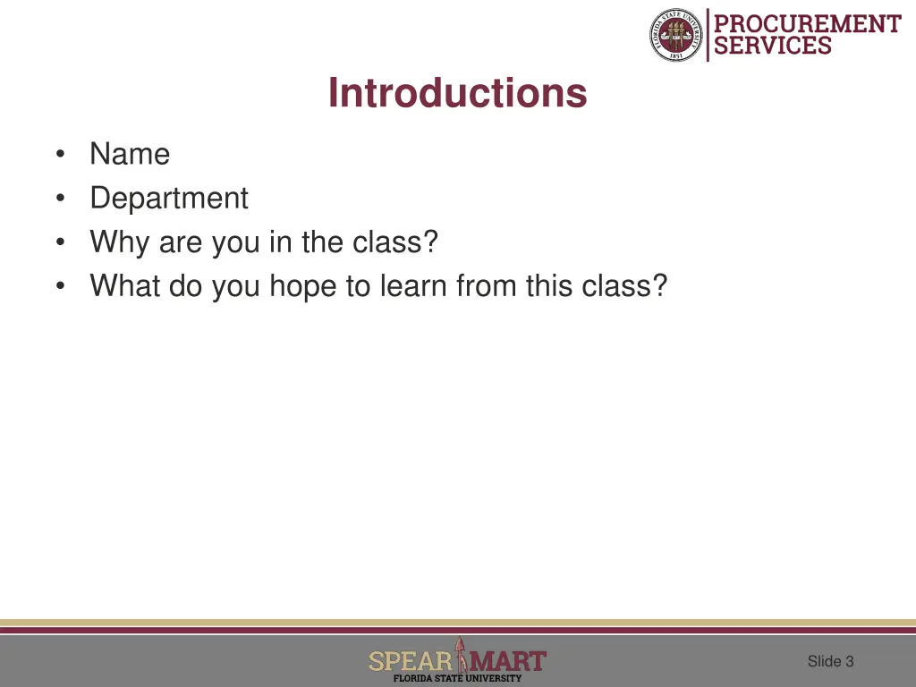 introductions
